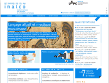 Tablet Screenshot of inalco.fr